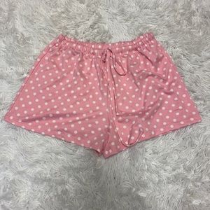 Pink Pajama Shorts